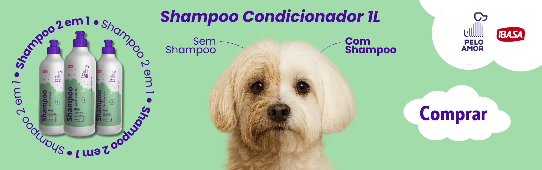 Shampoo 2 em 1 IBASA