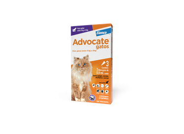 ADVOCATE GATOS 12X3X0,8ML (4 A 8KG) ELANCO PET