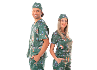 Scrub Blusa Feminina Silvestre Verde 48  1un